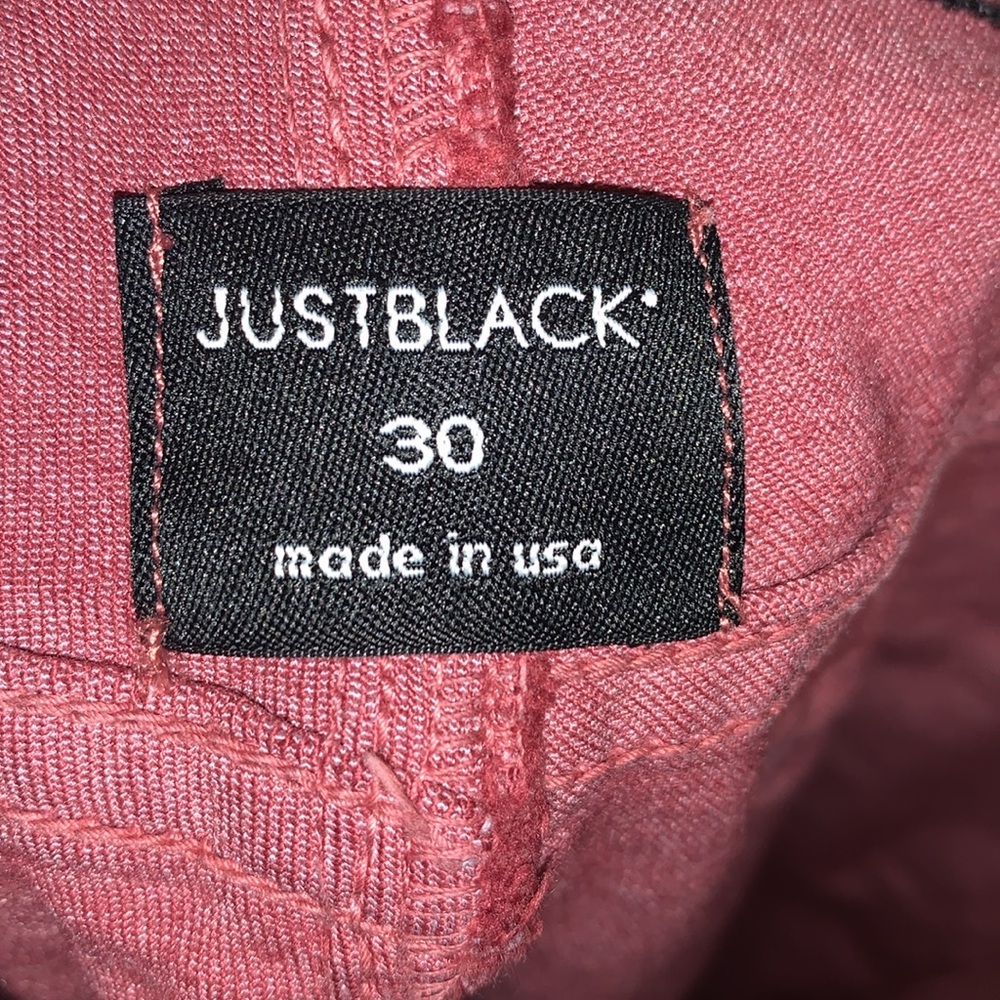 -Women's Maternity Just Black Burg Red Denim Skinny Pant Leggings #SF72M-Size 30 - Picture 5 of 13